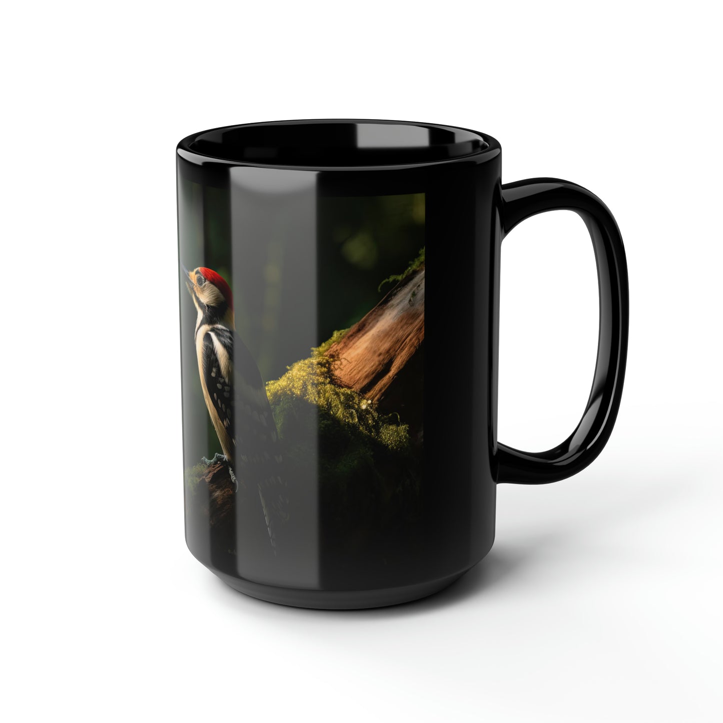 Woodpecker Mug - 15 oz Ceramic Mug