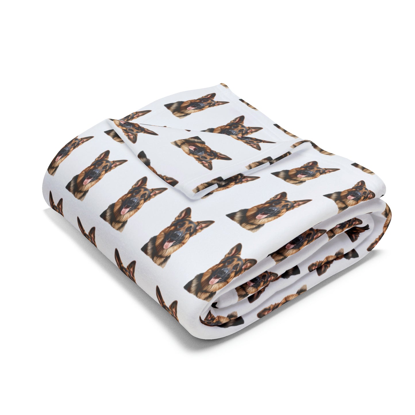 German Shepherd Arctic Fleece Blanket