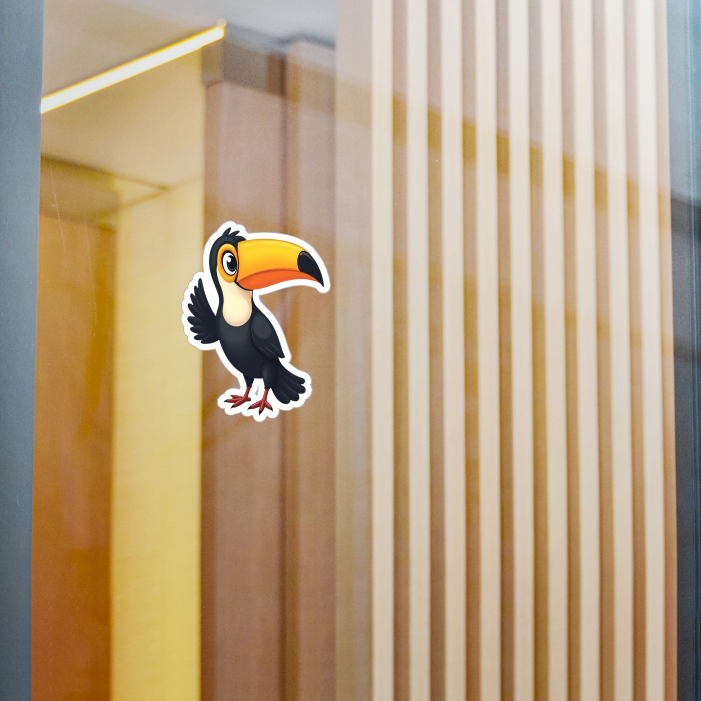 Toucan Sticker, Tropical Decal, Bird Vinyl Sticker, Nature Laptop Decal, Car Decal, Water Bottle Sticker