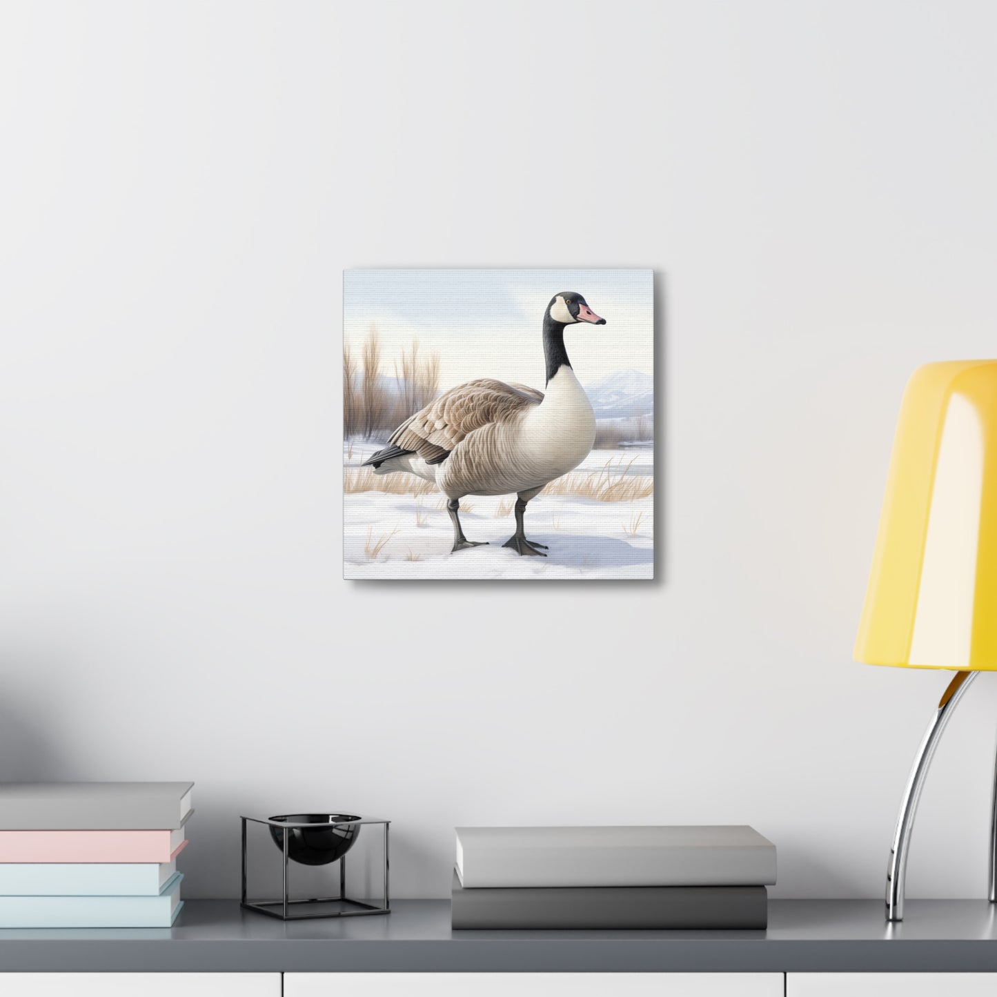 Goose Art - Winter Print - Canvas Gallery Wraps