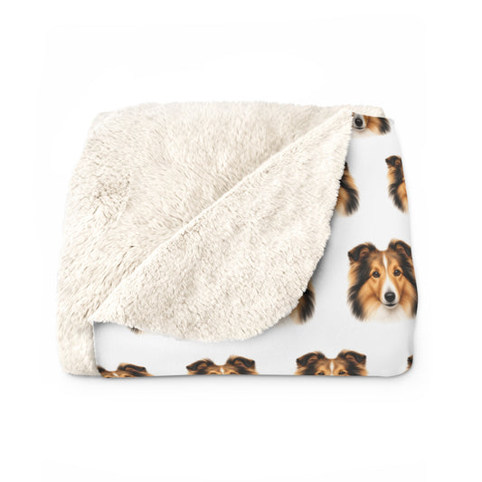 Shetland Sheepdog Fleece Blanket | Dog Lover Gift