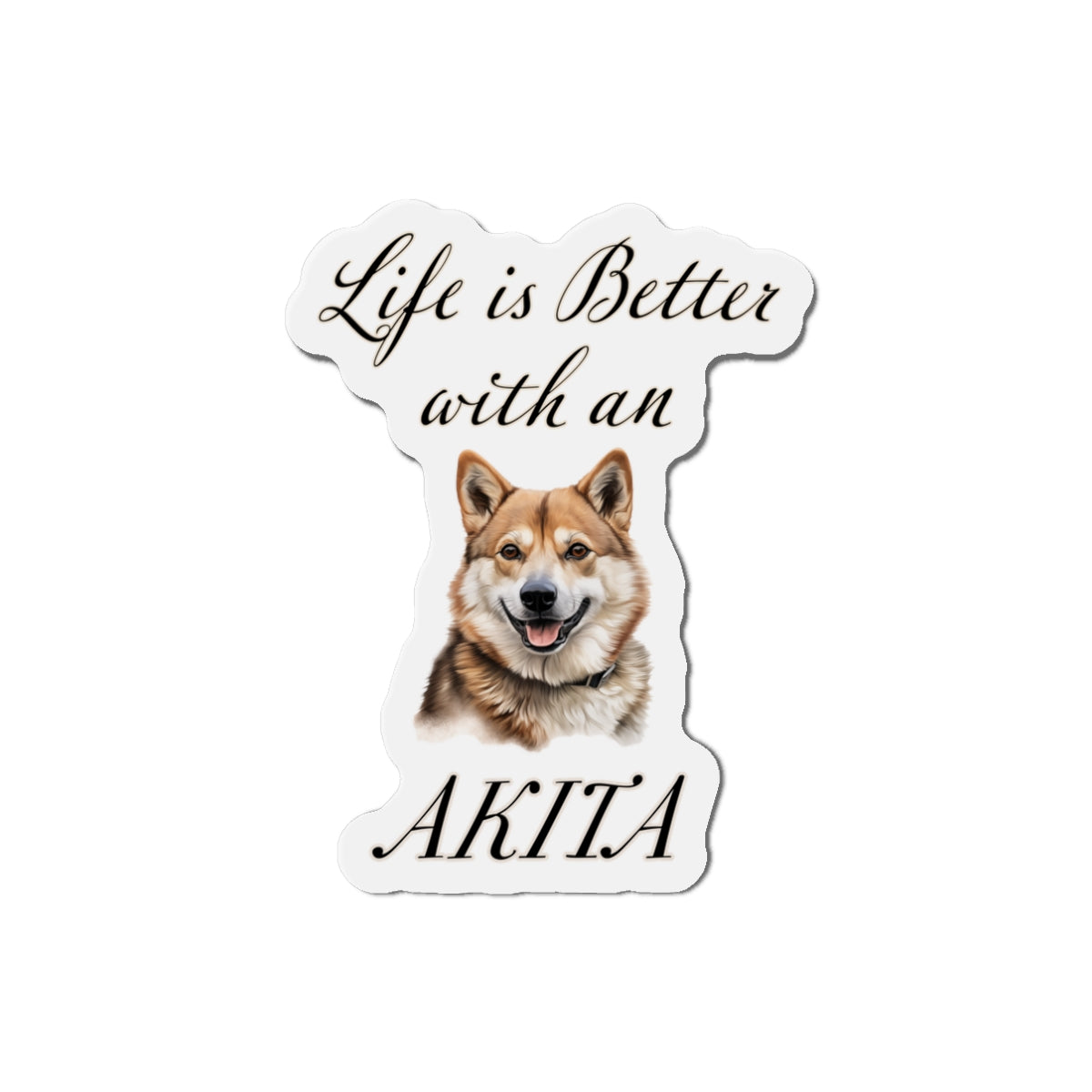 Akita Magnet - Die-Cut