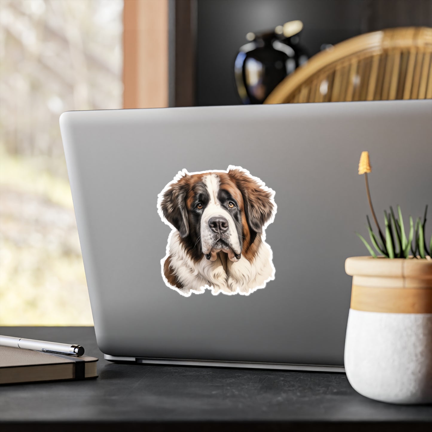 Saint Bernard Sticker - Kiss-Cut Vinyl Dog Decals