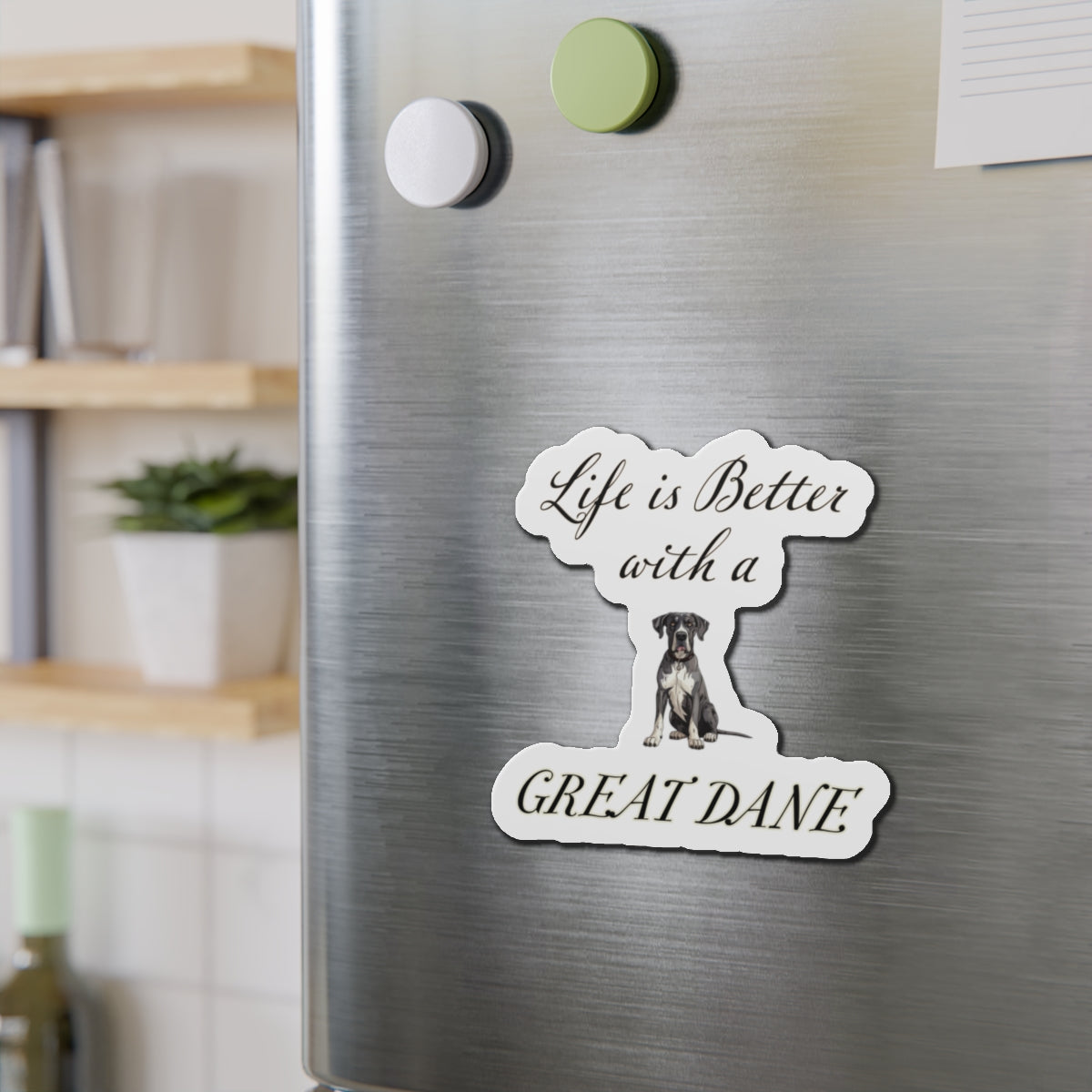 Great Dane Magnet - Die Cut Dog Magnet