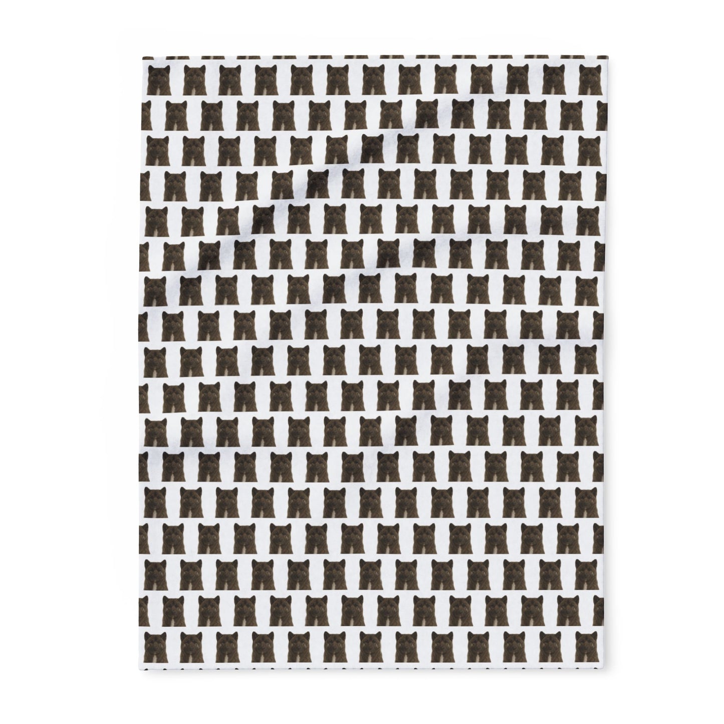 Brindle Akita Fleece Blanket, Dog Design Cozy Arctic Throw for Dog Lovers, Animal Print Home Decor, Winter Gift Idea, Pet Owner Present