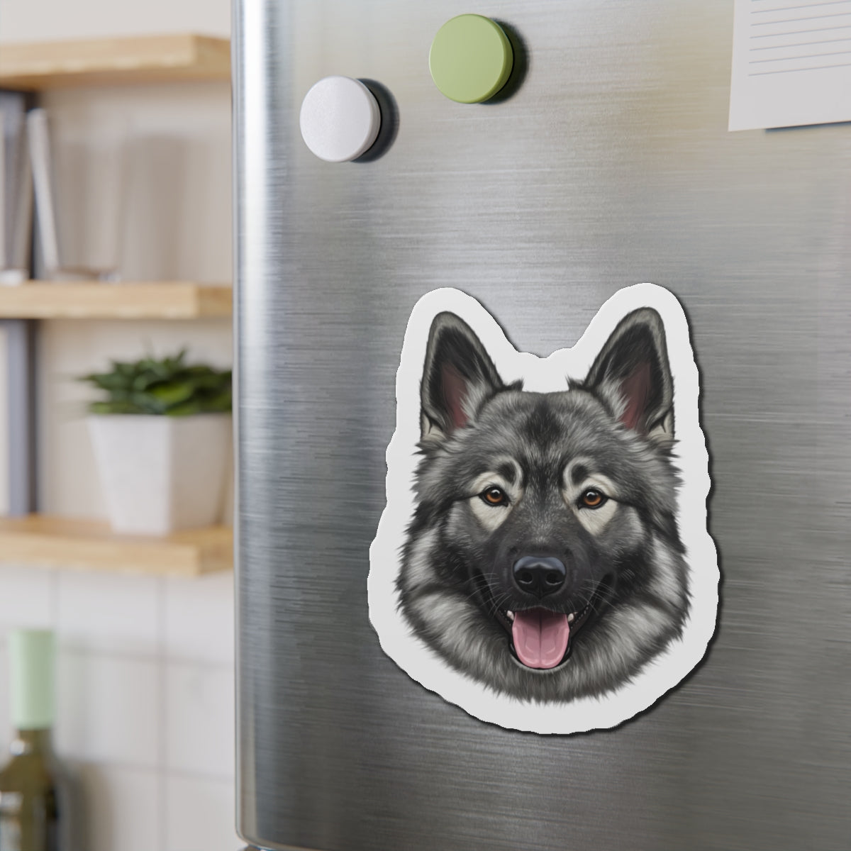 Norwegian Elkhound Magnet - Dog Lover Gift