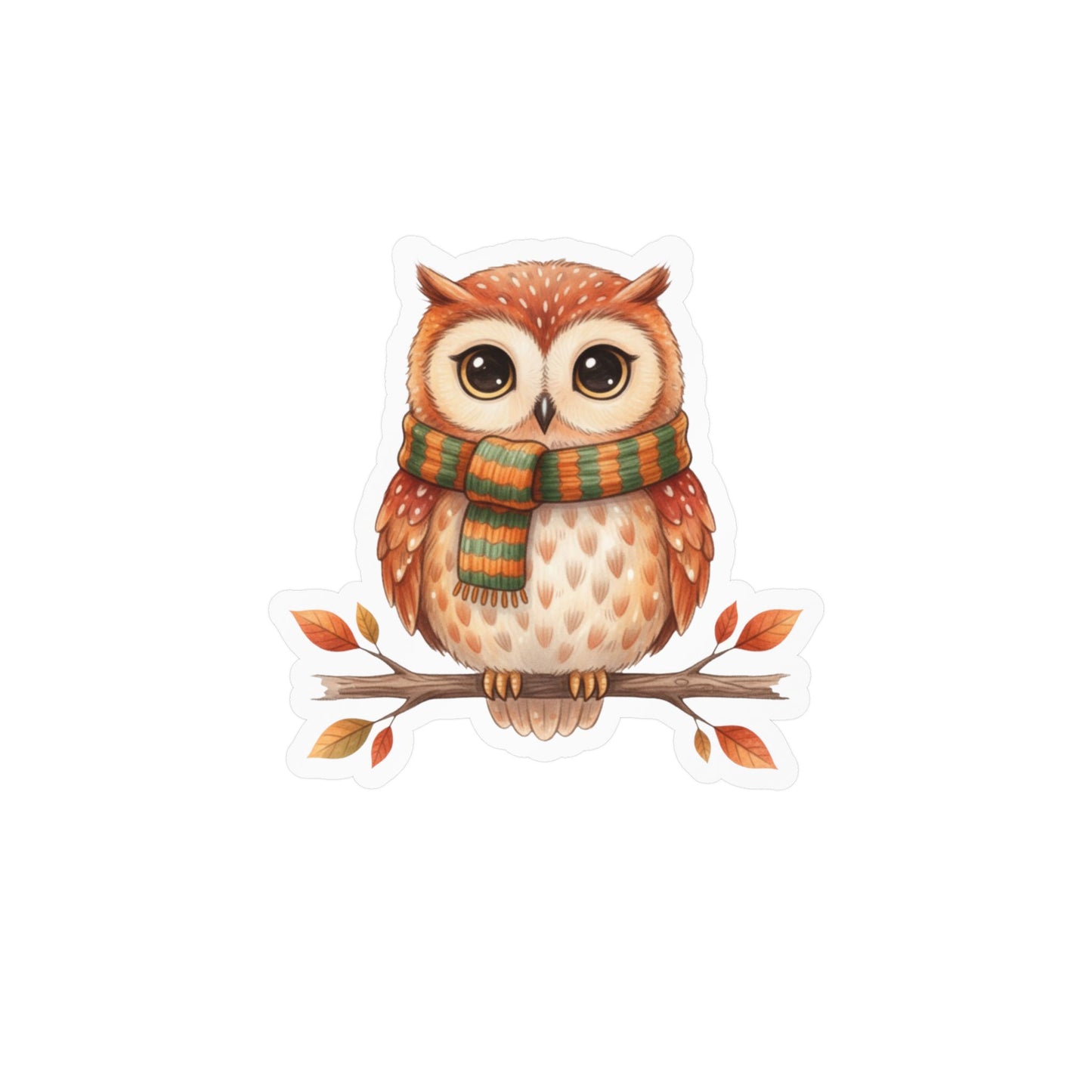 Autumn Owl - Waterproof Bird Decal