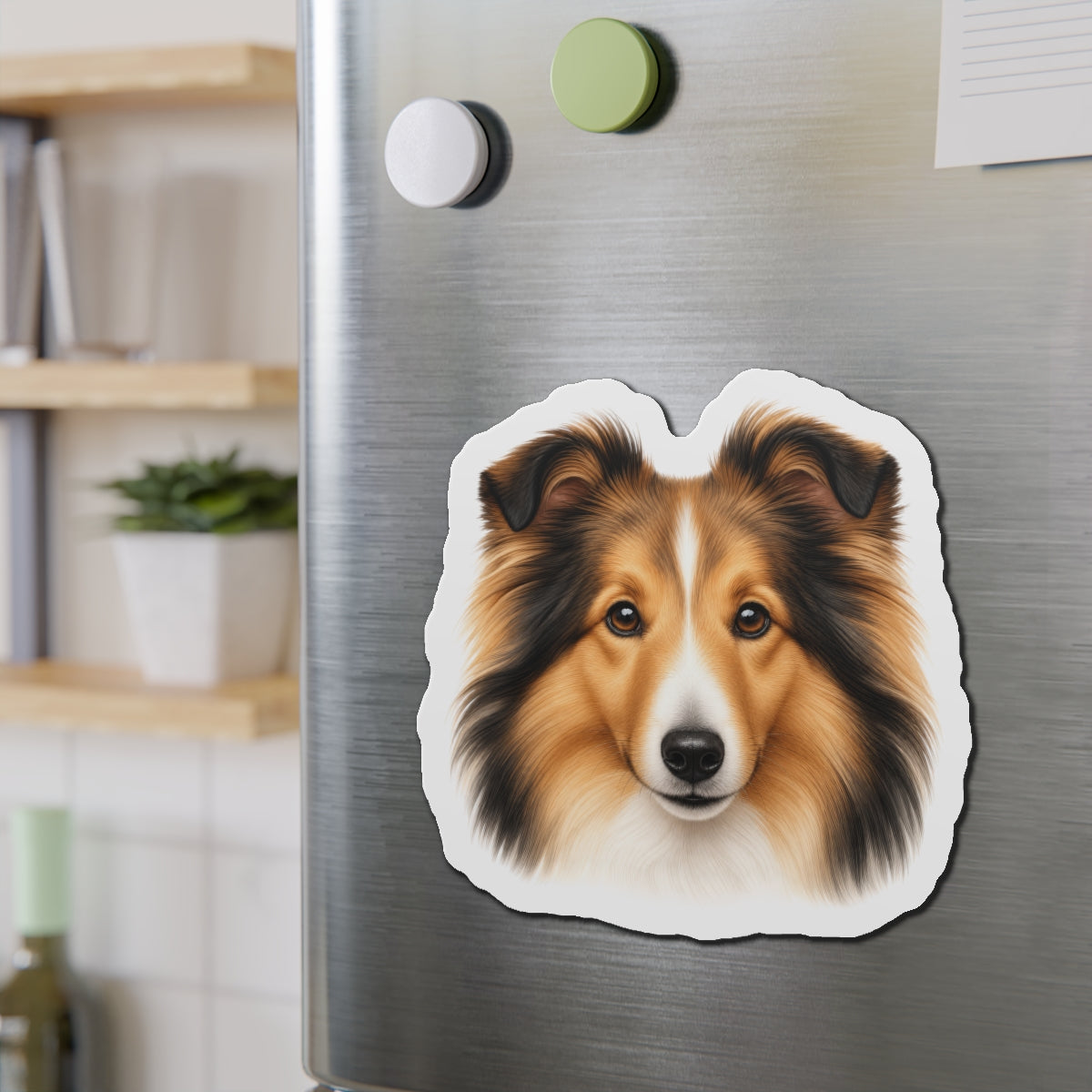 Shetland Sheepdog Portrait  Magnet | Dog Lover Gift