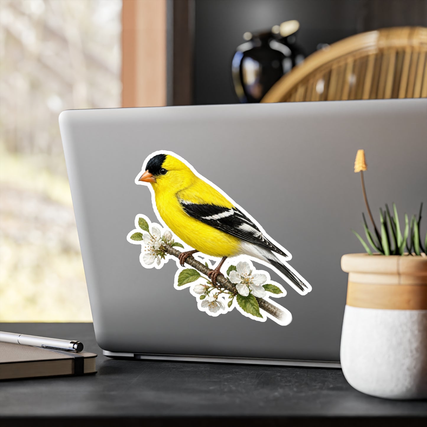 Goldfinch Bird Sticker - Vinyl Decal