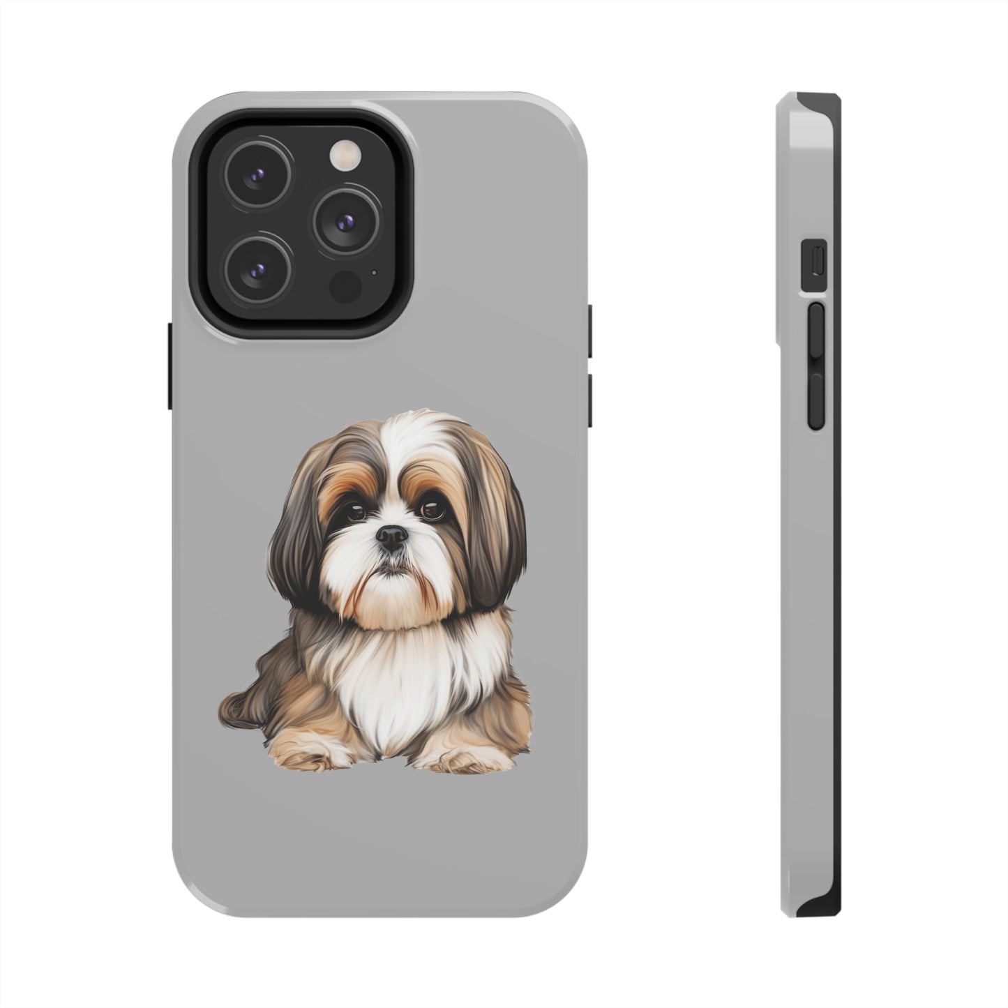 Light Grey Shih Tzu Tough Phone Case