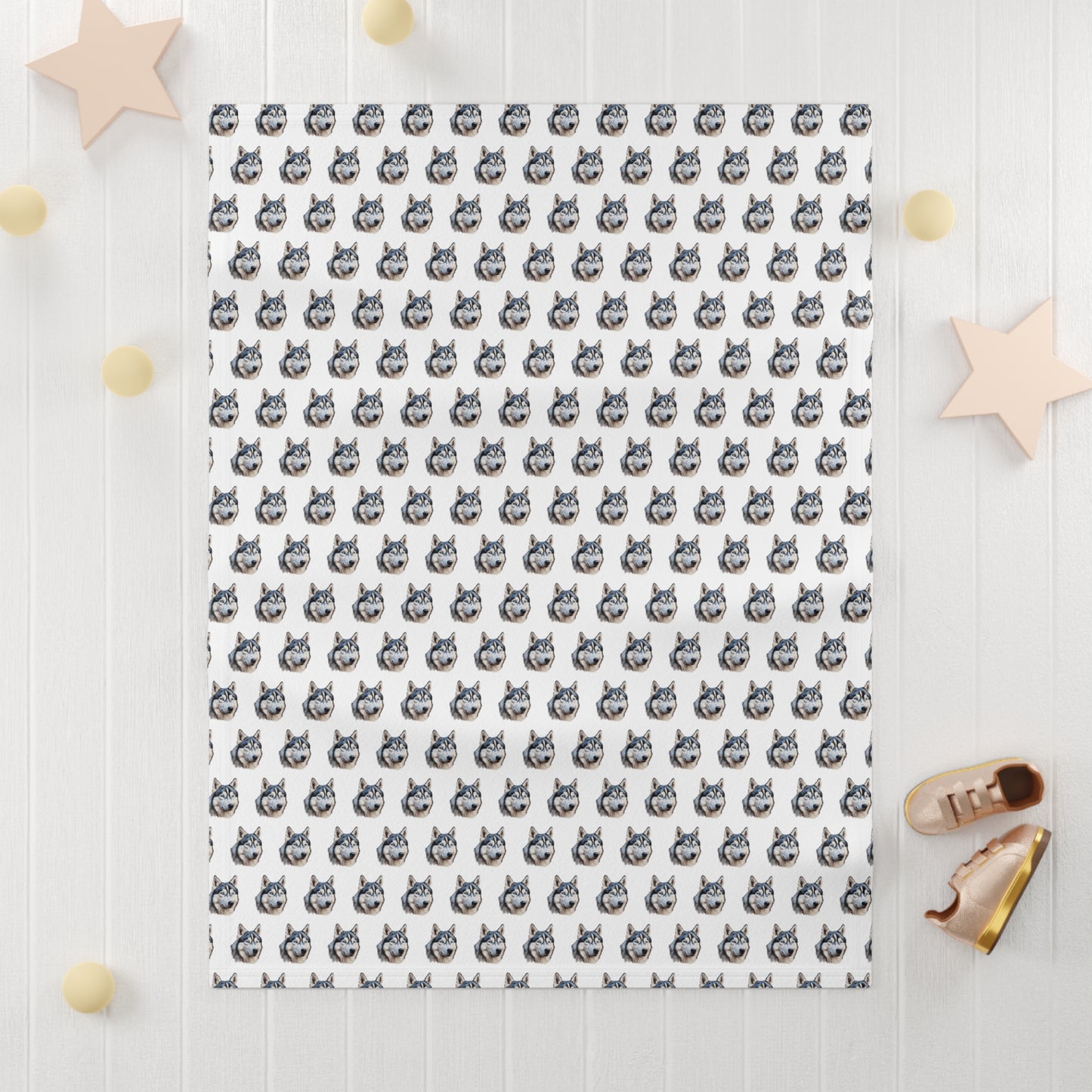 Husky Soft Fleece Baby Blanket