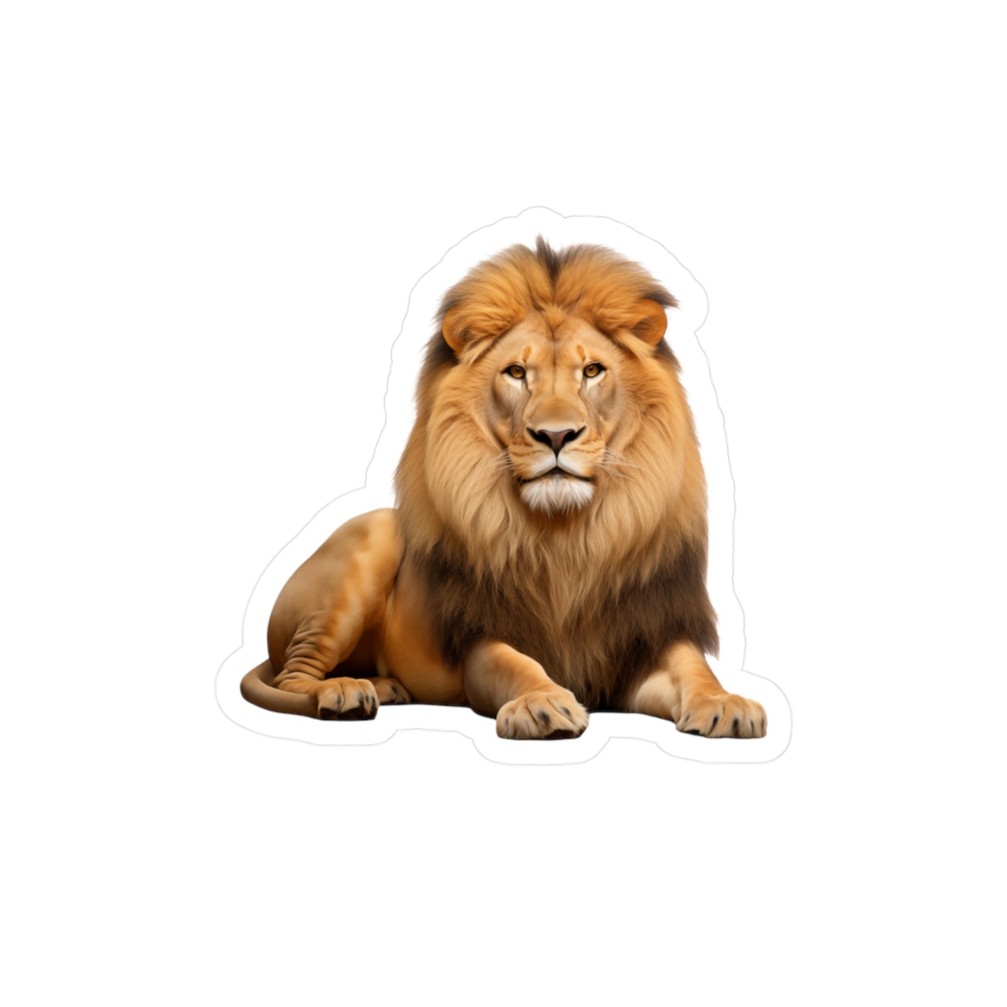 Lion Sticker - Vinyl Animal Decals
