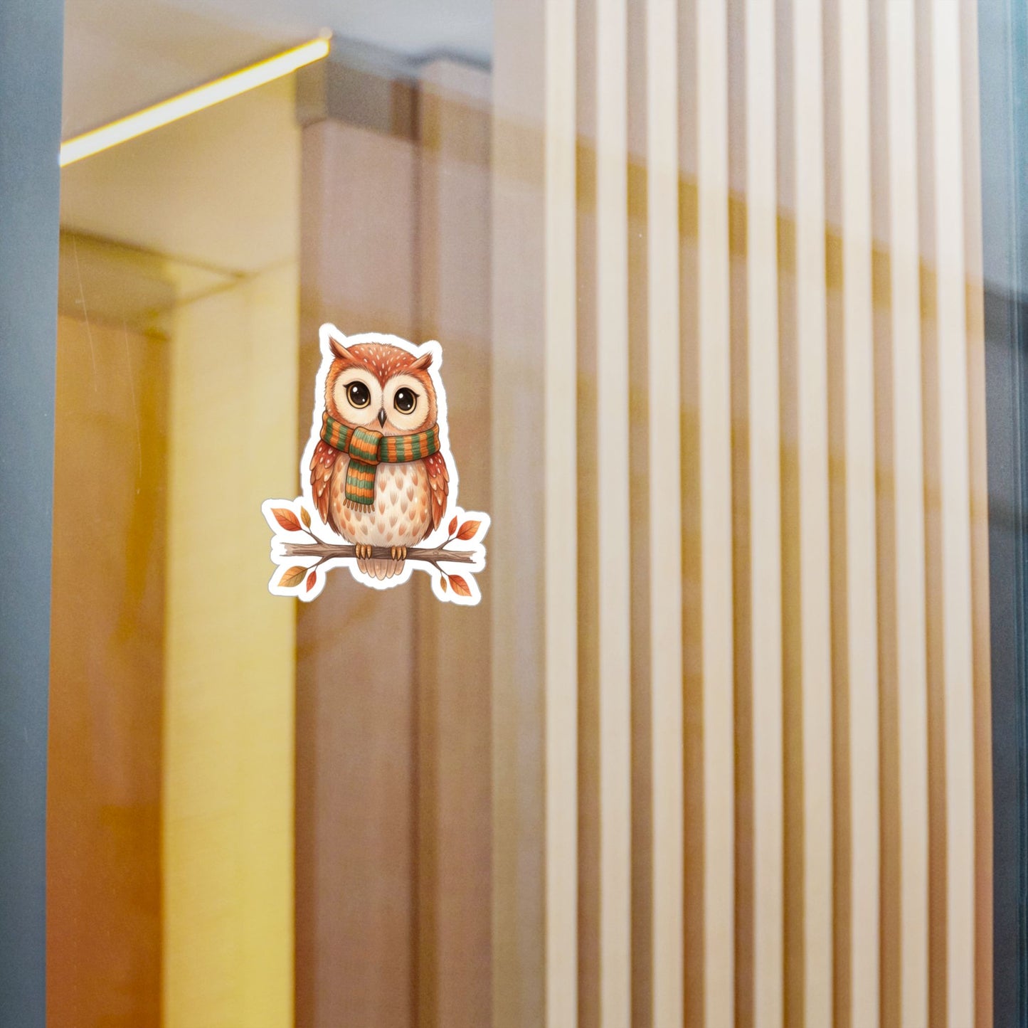 Autumn Owl - Waterproof Bird Decal