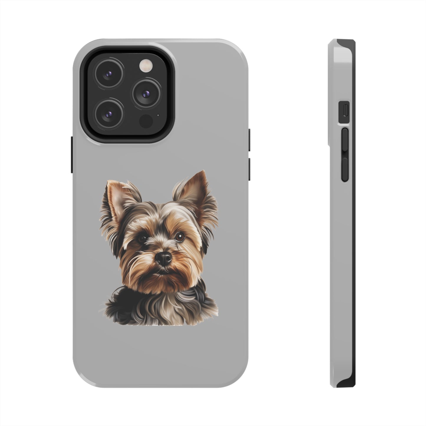 Yorkshire Terrier Tough Phone Case (Light Grey)