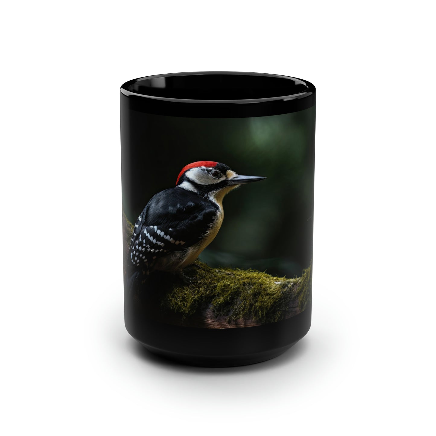 Woodpecker Mug - 15 oz Ceramic Mug