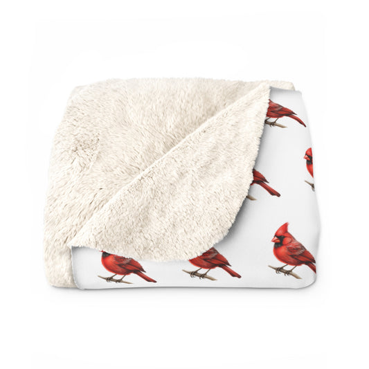 Cardinal Blanket - Bird Lover Gift