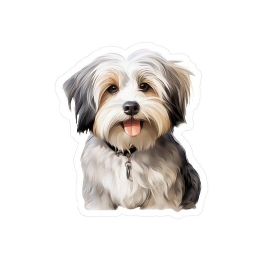 Havanese Sticker - Vinyl Dog Decals