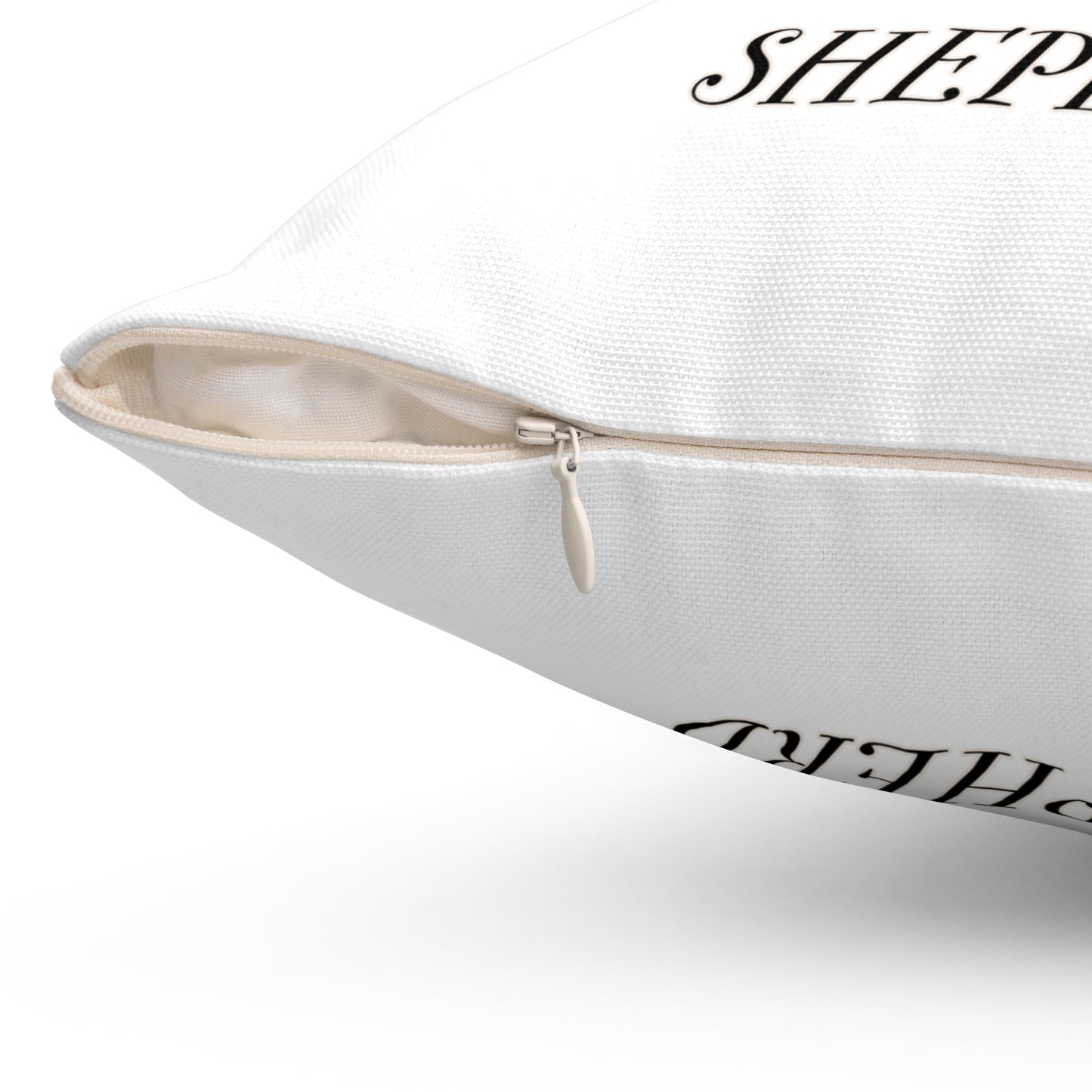 Life is Better with a German Shepherd Pillow - Spun Polyester Square White Throw Cushion