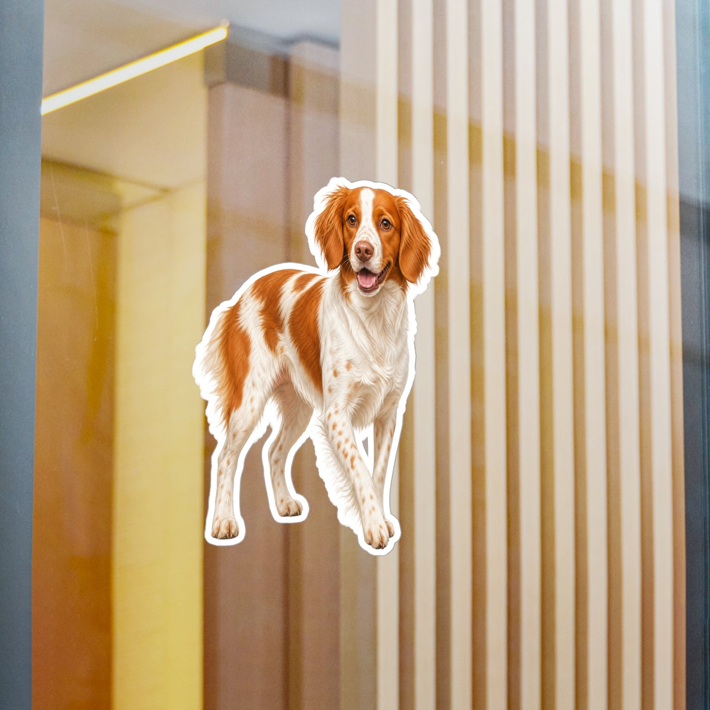 Brittany Spaniel Sticker | Waterproof Vinyl Decal | Dog Lover Gift