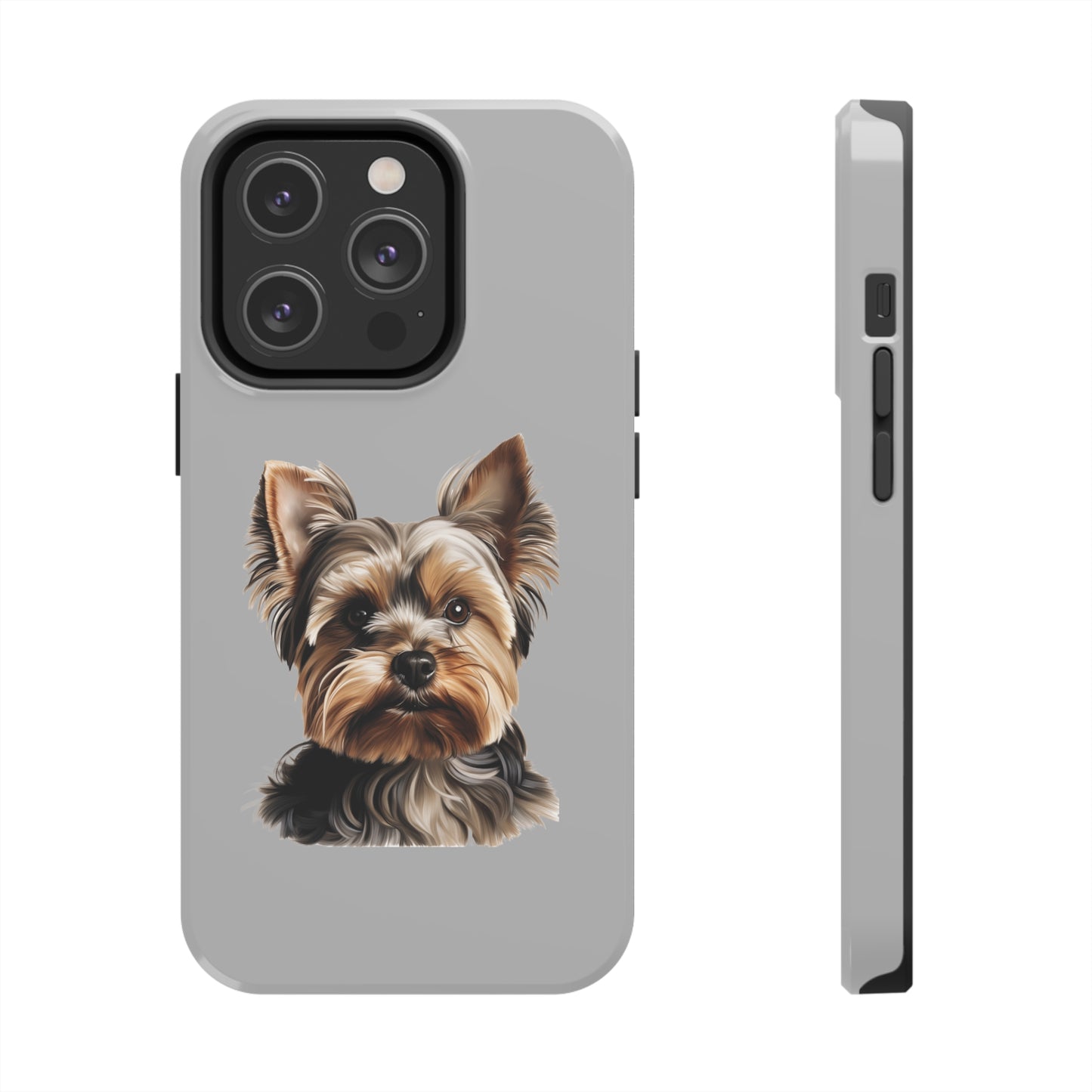 Yorkshire Terrier Tough Phone Case (Light Grey)