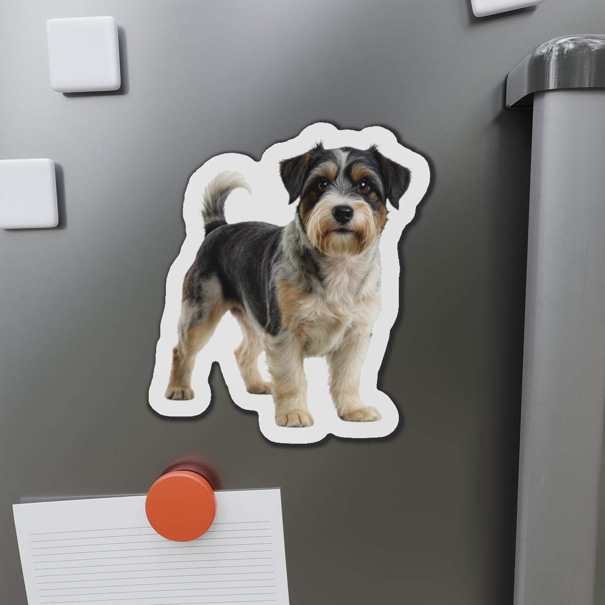 Border Terrier Die-Cut Magnet - Cute Dog Breed Refrigerator Magnet, Pet Lover Gift, Animal Decor, Fridge Decoration, Puppy Art Magnet