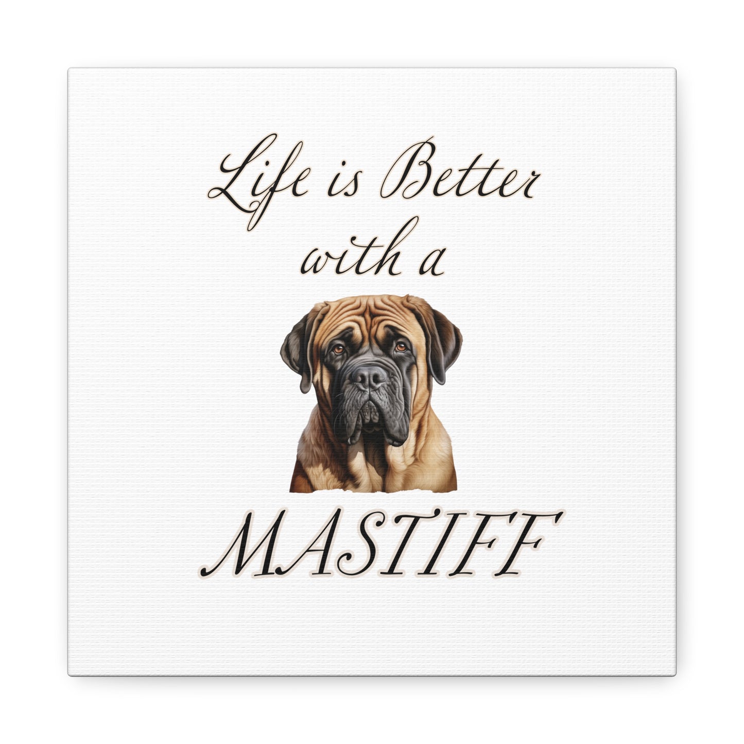 Mastiff Print - Canvas Gallery Wraps