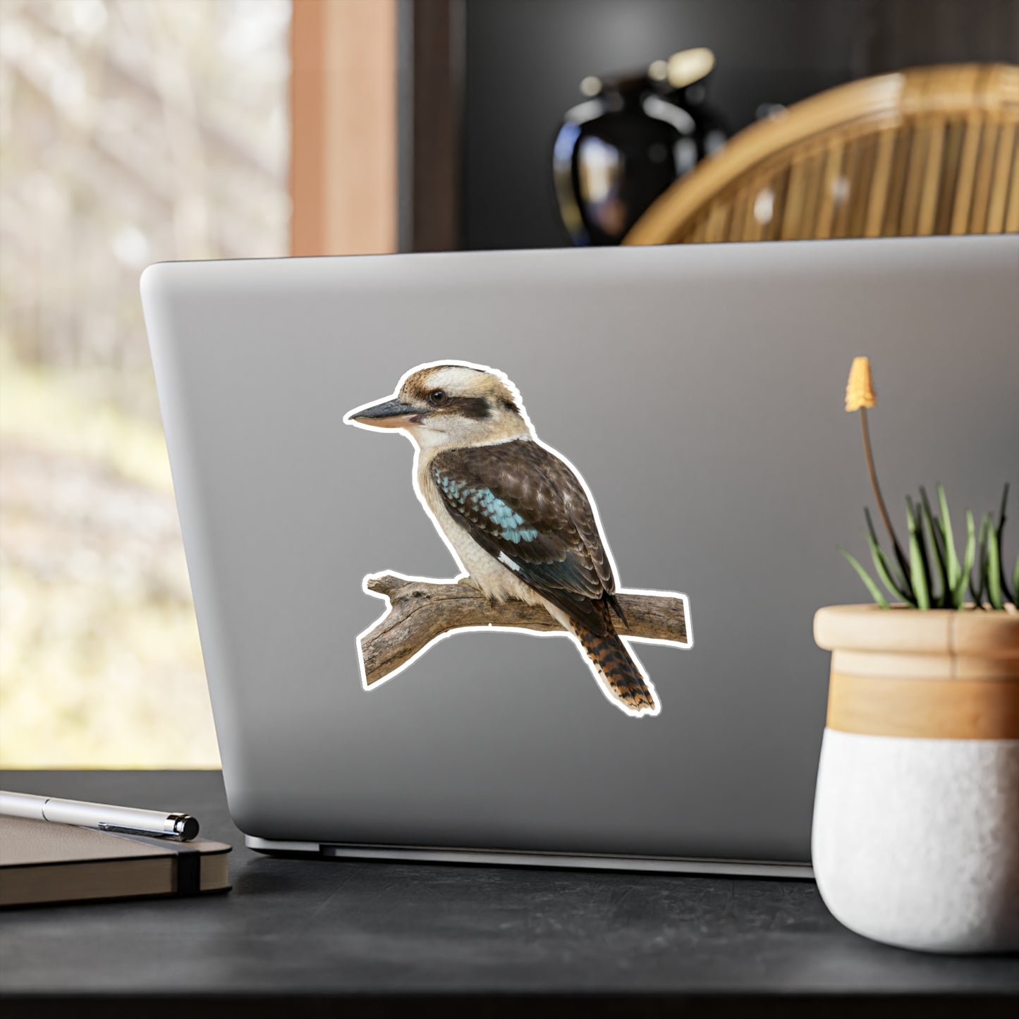 Kookaburra Vinyl Decal | Bird Sticker, Australian Wildlife