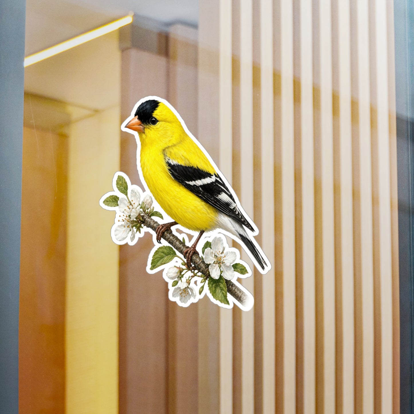 Goldfinch Bird Sticker - Vinyl Decal