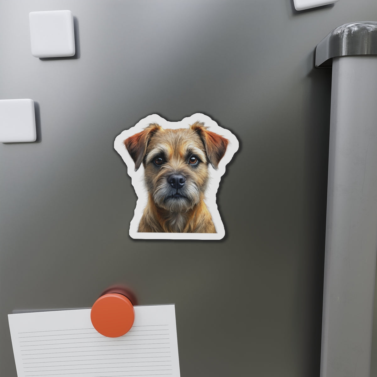 Border Terrier Die-Cut Magnet - Cute Dog Breed Refrigerator Magnet, Pet Lover Gift, Animal Decor, Fridge Decoration, Puppy Art Magnet