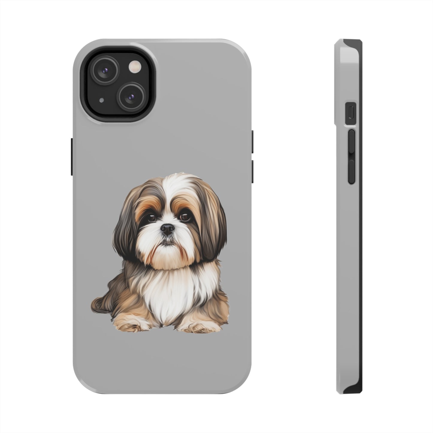 Light Grey Shih Tzu Tough Phone Case