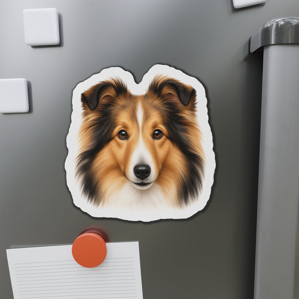 Shetland Sheepdog Portrait  Magnet | Dog Lover Gift