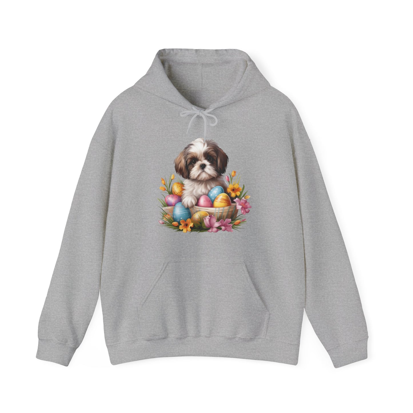 Easter Shih Tzu Hoodie - Unisex - Dog Mom or Dog Dad Sweatshirt