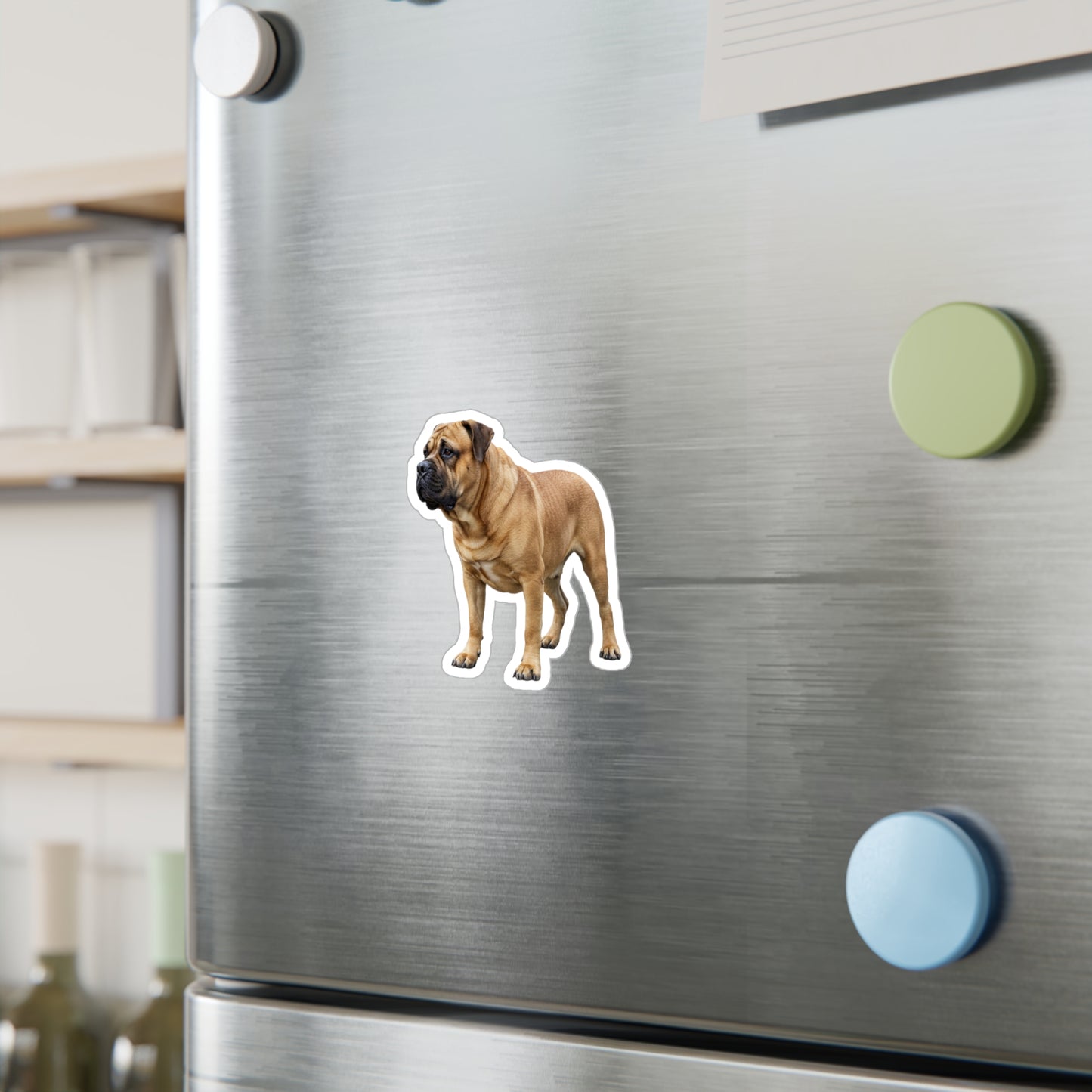 Bullmastiff Decal, Dog Lover Gift, Pet Sticker, Laptop Decal, Car Window Decal, Animal Lover, Vinyl Decal