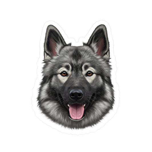 Norwegian Elkhound Vinyl Decals, Stickers for Dog Lovers, Pet Owner Gift, Car Decals, Laptop Stickers, Animal Lover Gift,