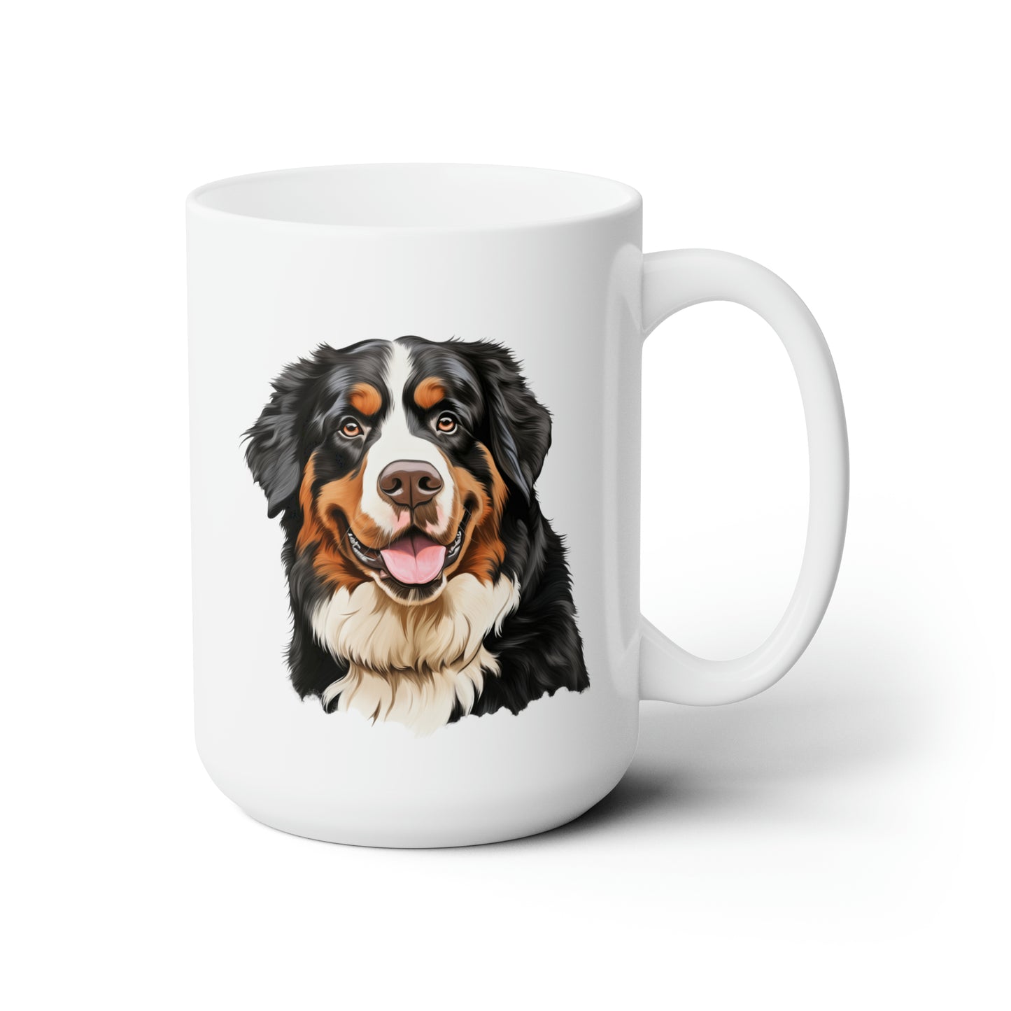 Bernese Mountain Dog Mug 15oz, Gift for Dog Mom
