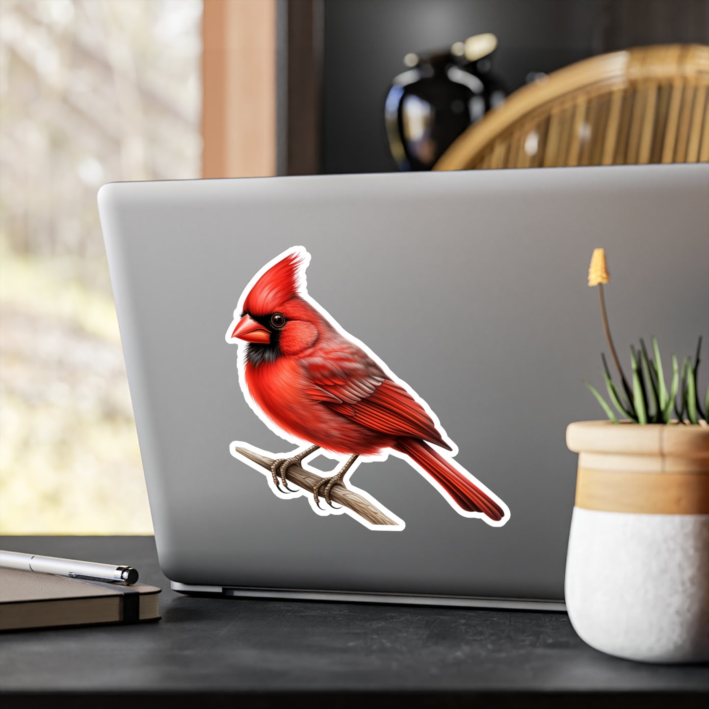 Cardinal Sticker - Waterproof Bird Decal
