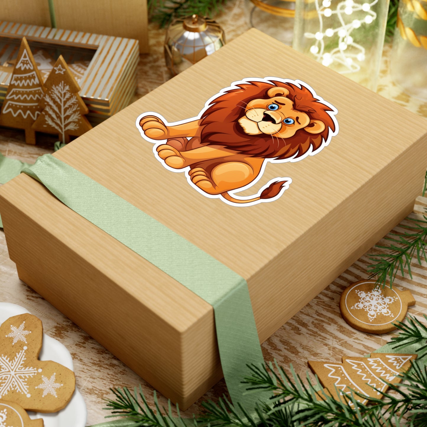 Lion Sticker - Waterproof Vinyl Wildlife Decal