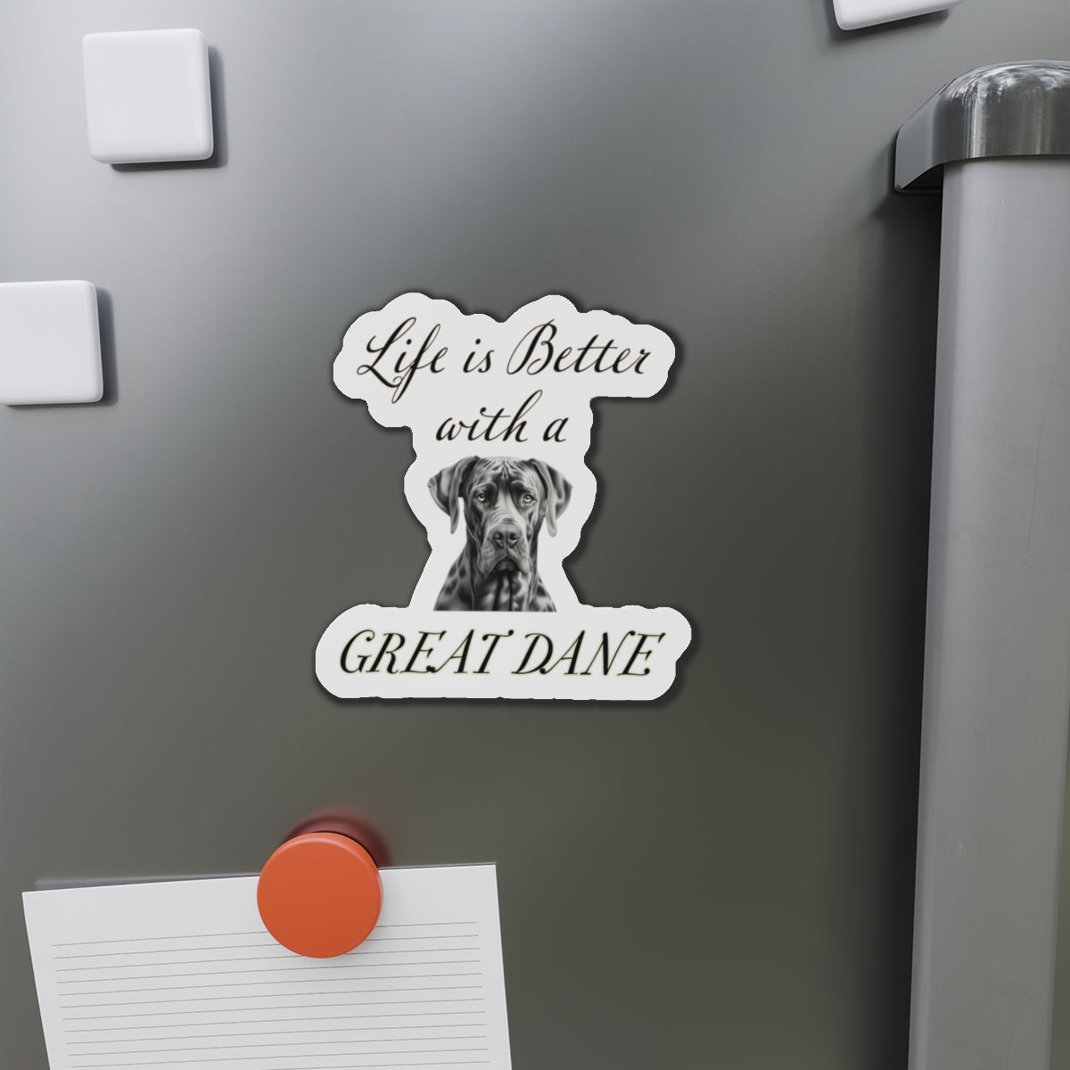 Great Dane Magnet - Die Cut Dog Magnet