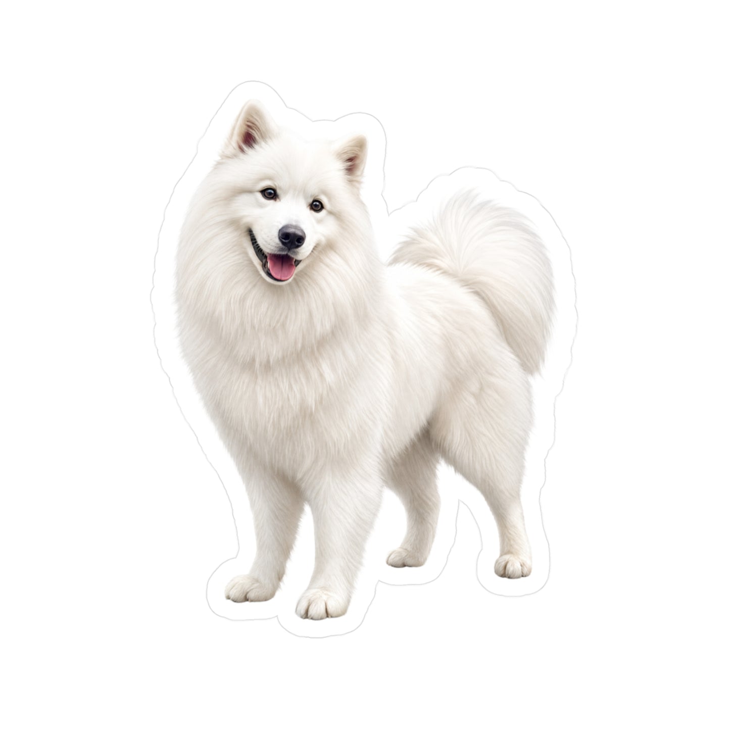 Samoyed Sticker | Waterproof Vinyl Decal | Dog Lover Gift
