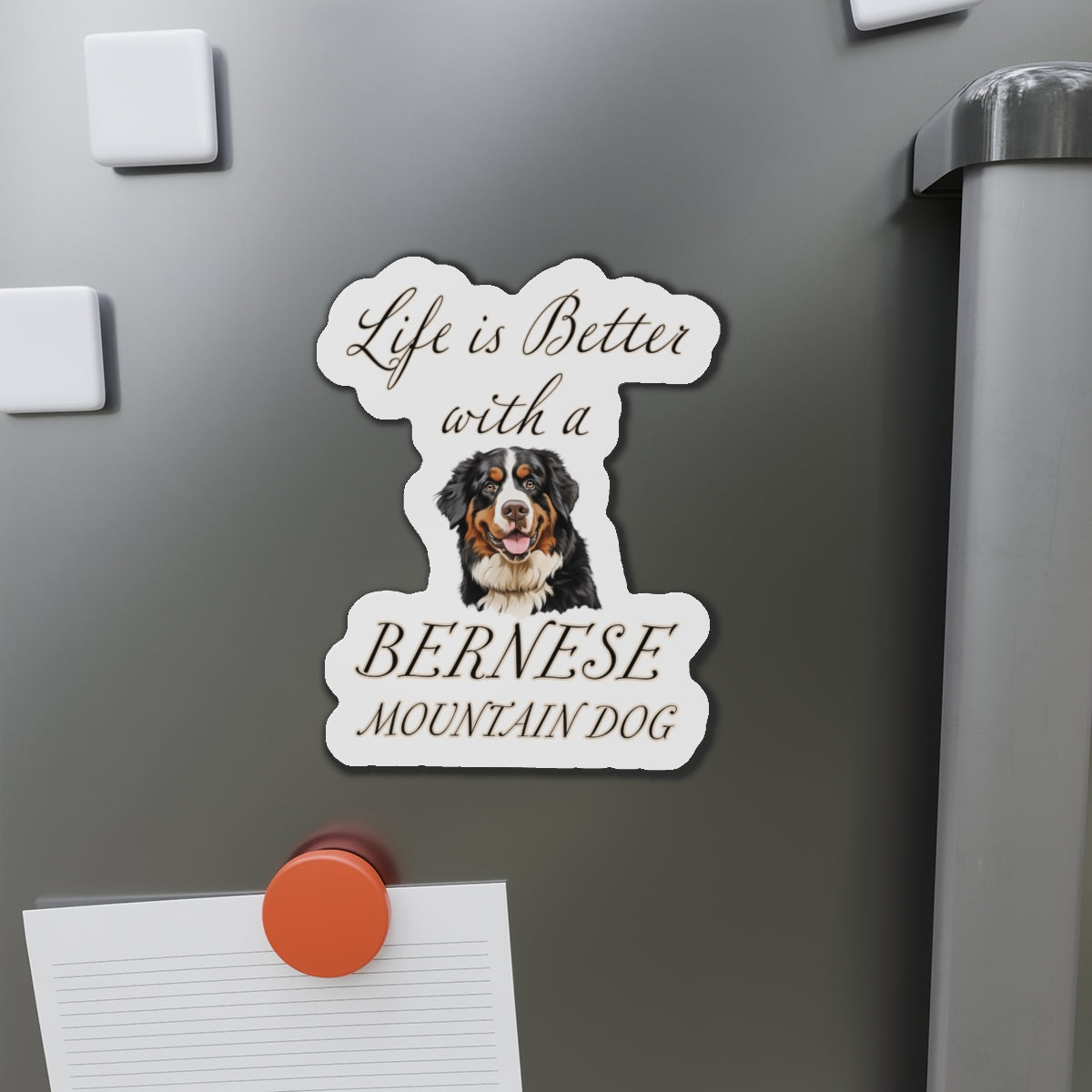 Bernese Mountain Dog Magnet - Die Cut Dog Magnet