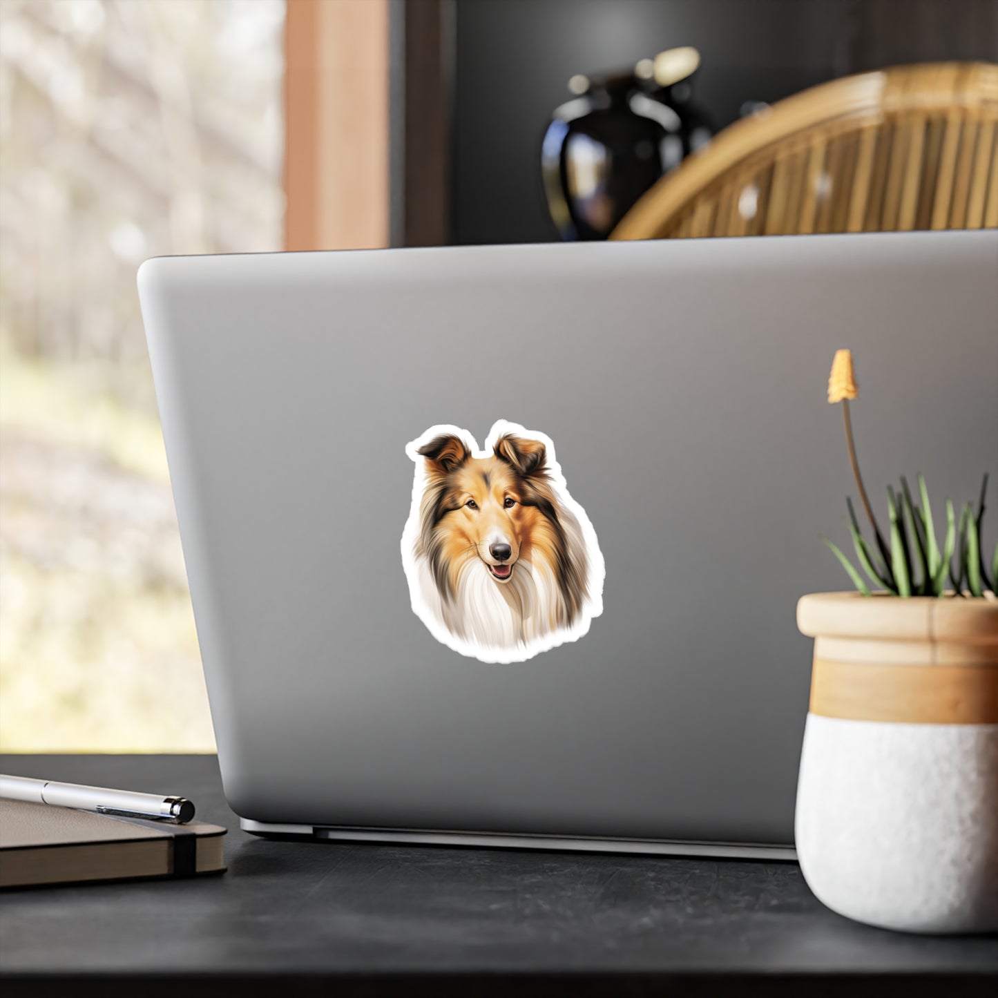 Rough Collie Sticker - Dog Vinyl Decals