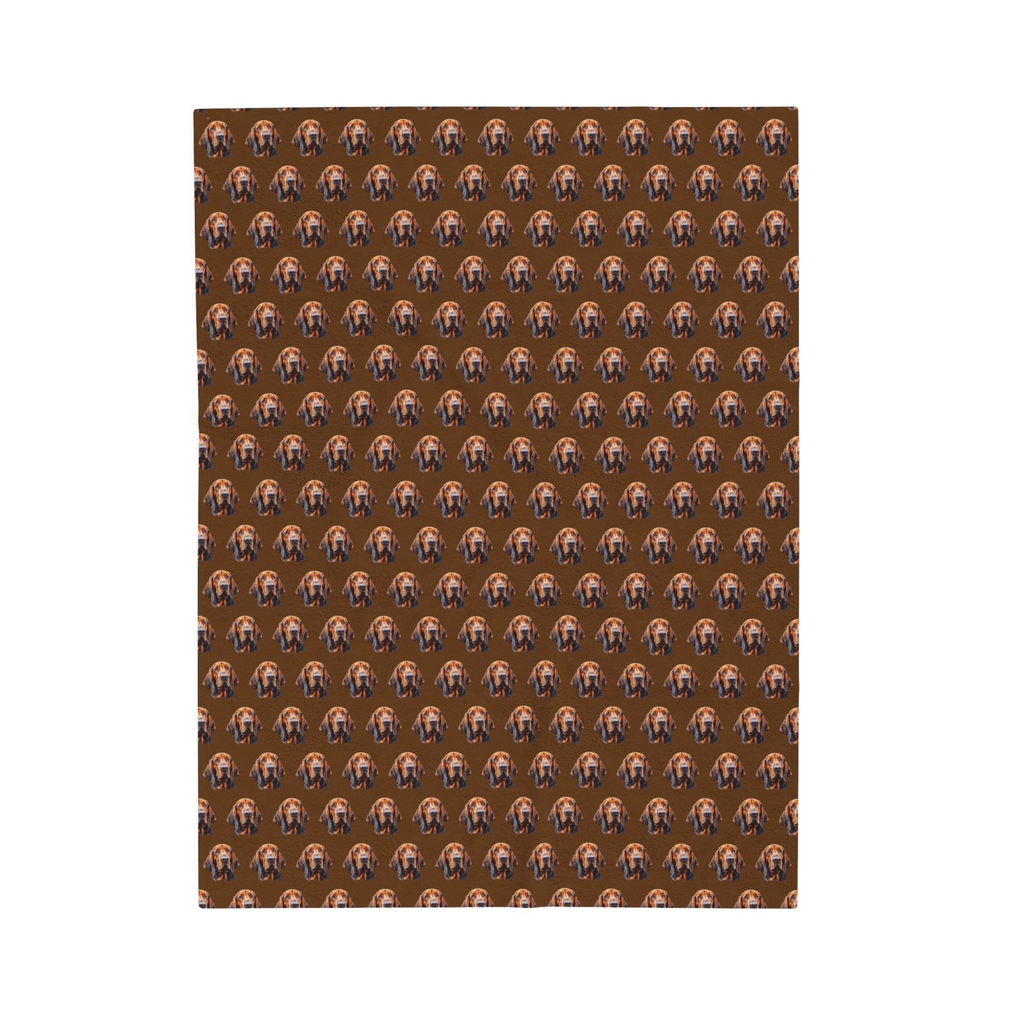 Bloodhound Velveteen Plush Blanket