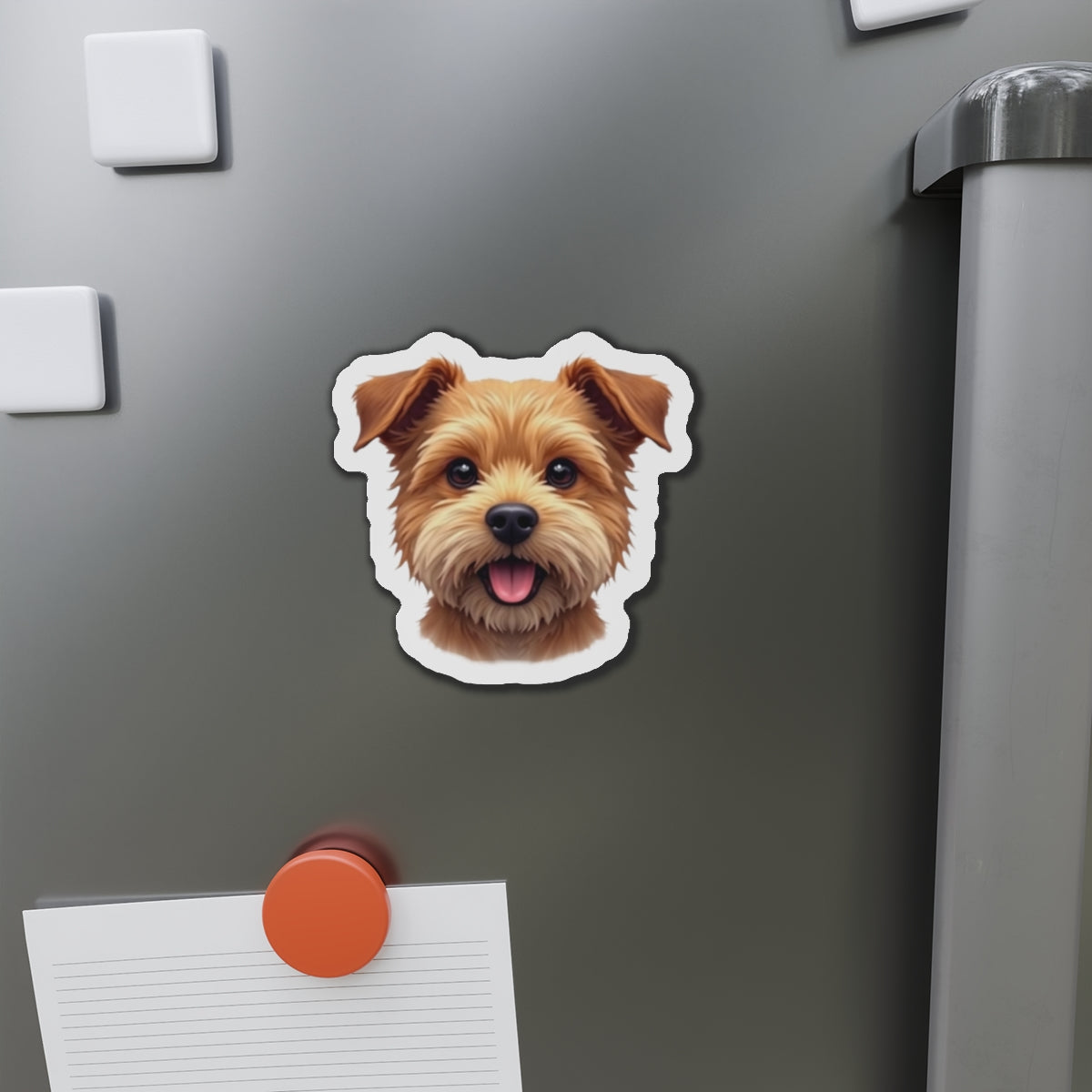 Border Terrier Die-Cut Magnet - Cute Dog Breed Refrigerator Magnet, Pet Lover Gift, Animal Decor, Fridge Decoration, Puppy Art Magnet