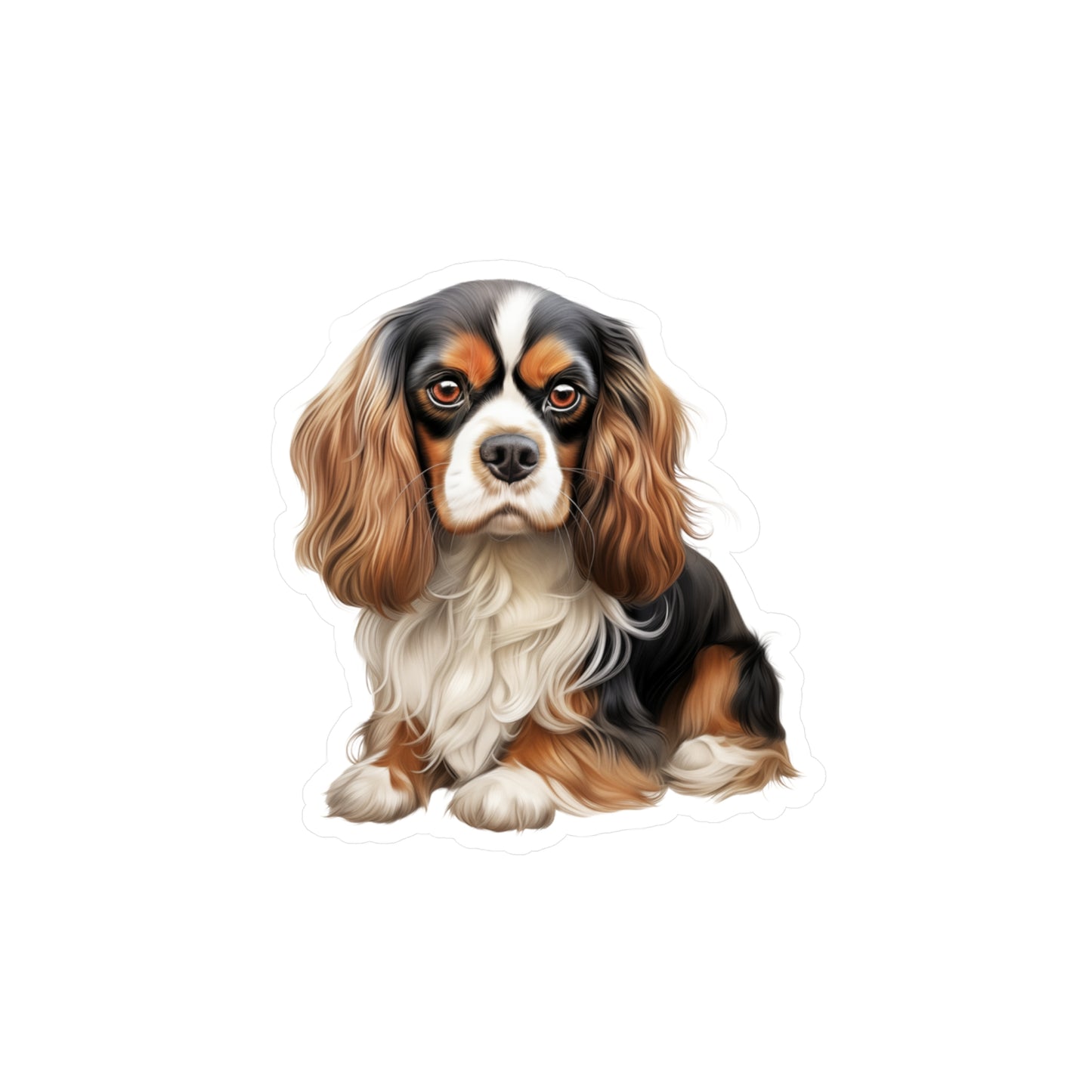 Cavalier King Charles Spaniel Sticker - Vinyl Dog Decals