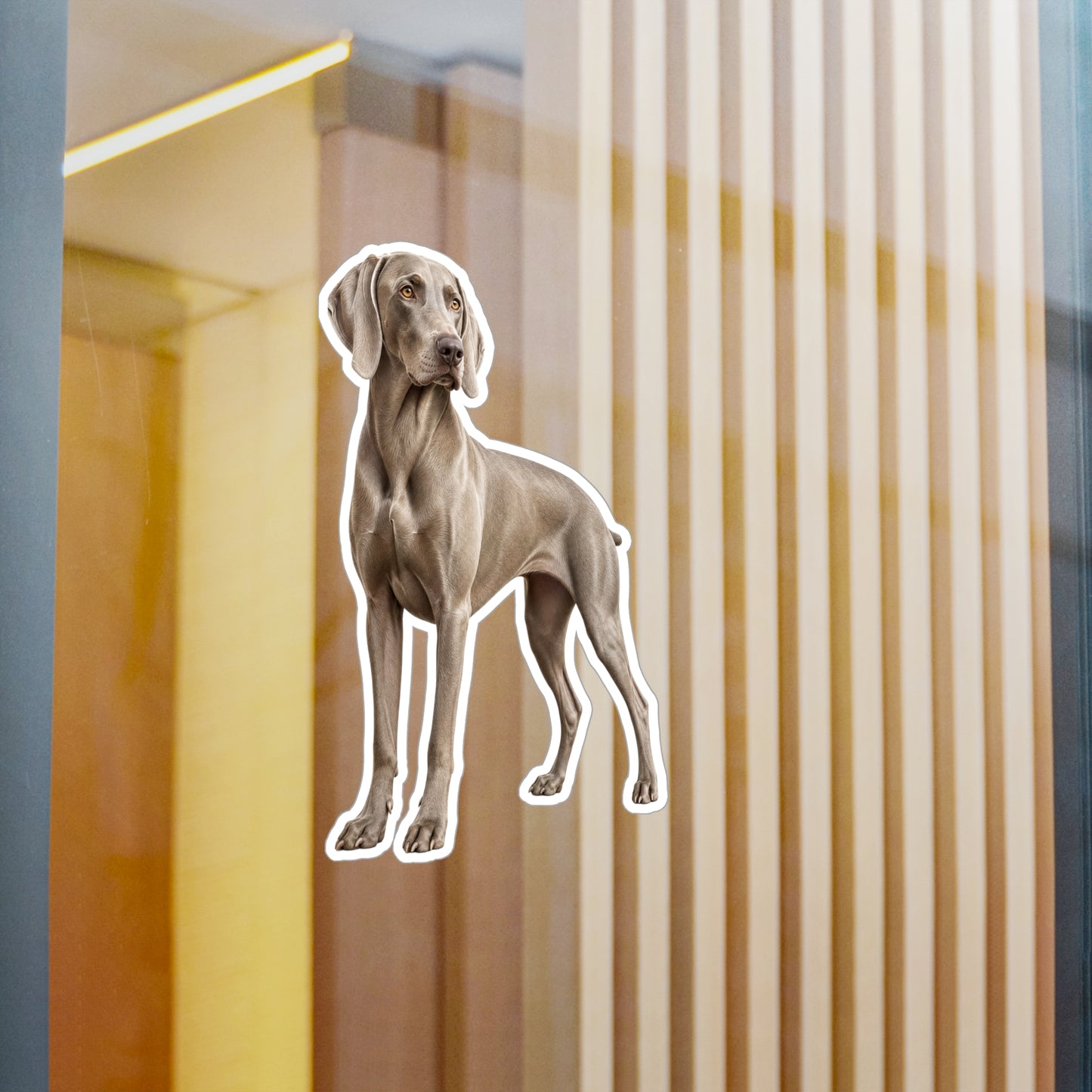 Weimaraner Sticker | Waterproof Vinyl Decal | Dog Lover Gift