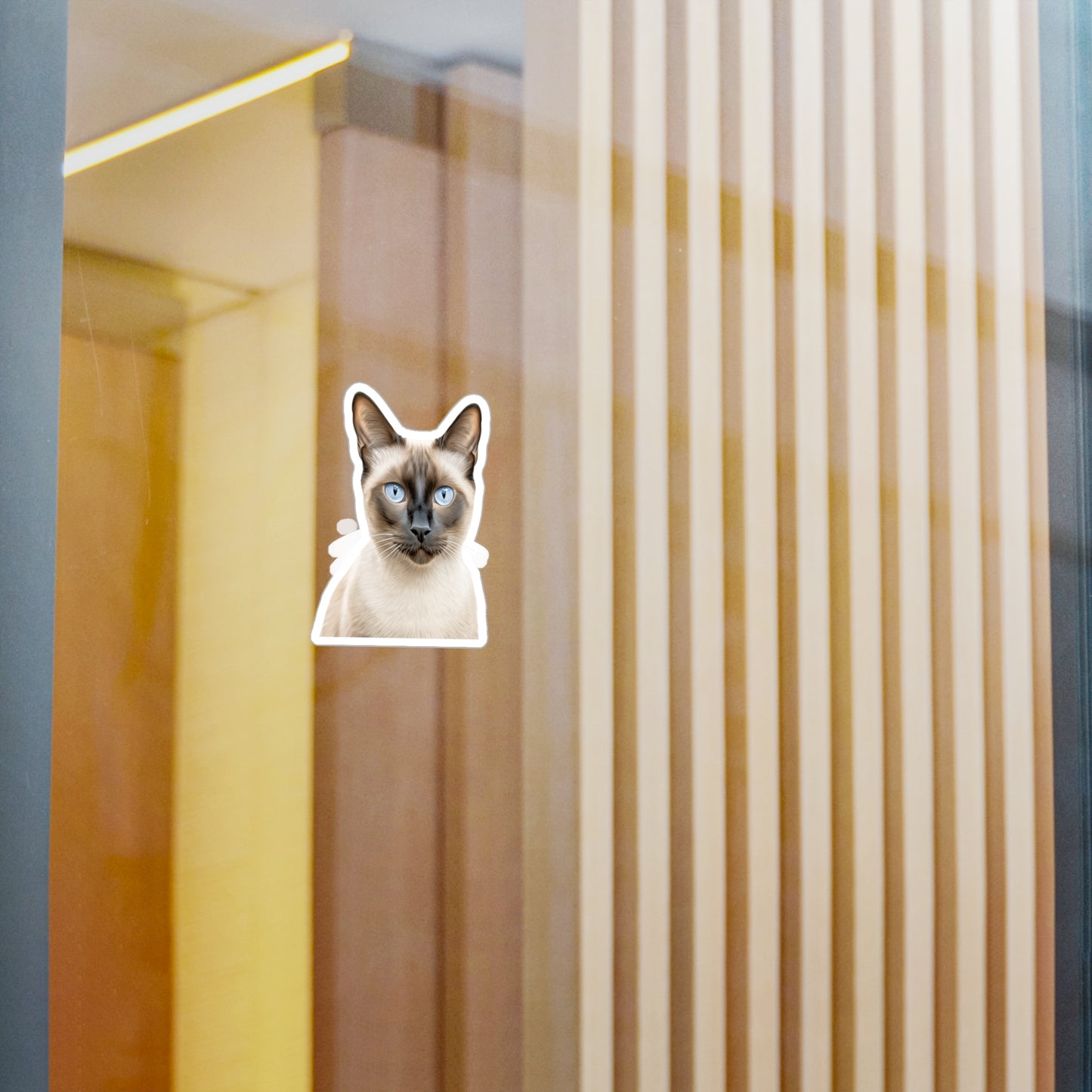 Siamese Cat Sticker | Pet Vinyl Decal | Animal Car Decal | Laptop Sticker | Window Decal