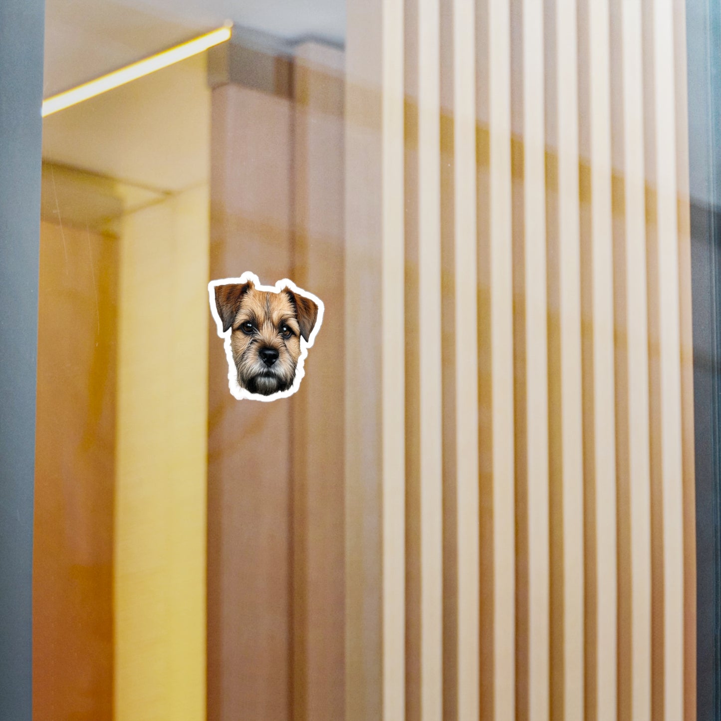 Border Terrier Kiss-Cut Vinyl Decals Stickers, Dog Lover Gift, Car Decals, Laptop Stickers, Pet Owner Gift, Animal Lover Decor