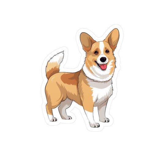 Corgi Sticker - Kiss-Cut Vinyl Decals
