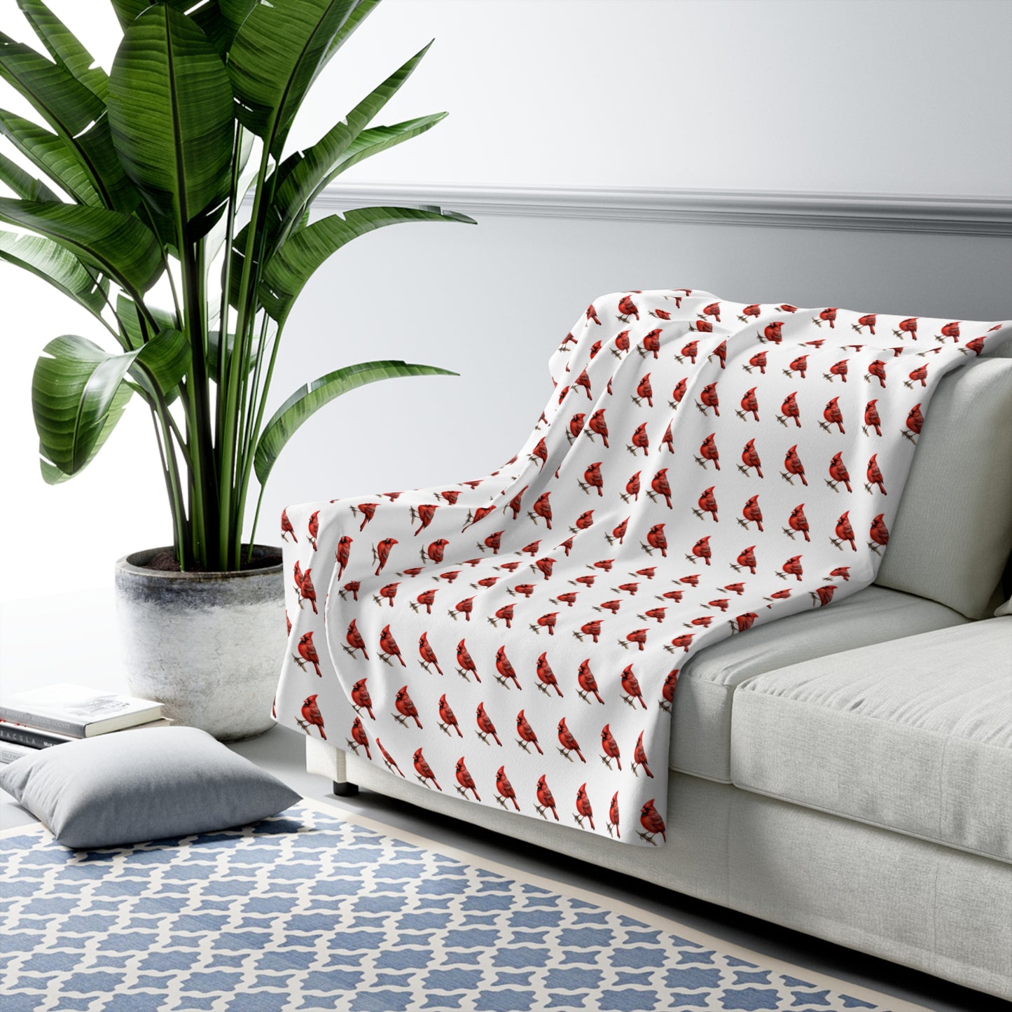 Cardinal Blanket - Bird Lover Gift