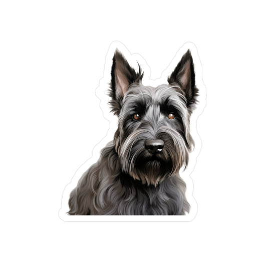 Scottish Terrier Sticker - Kiss-Cut Vinyl Dog Decals